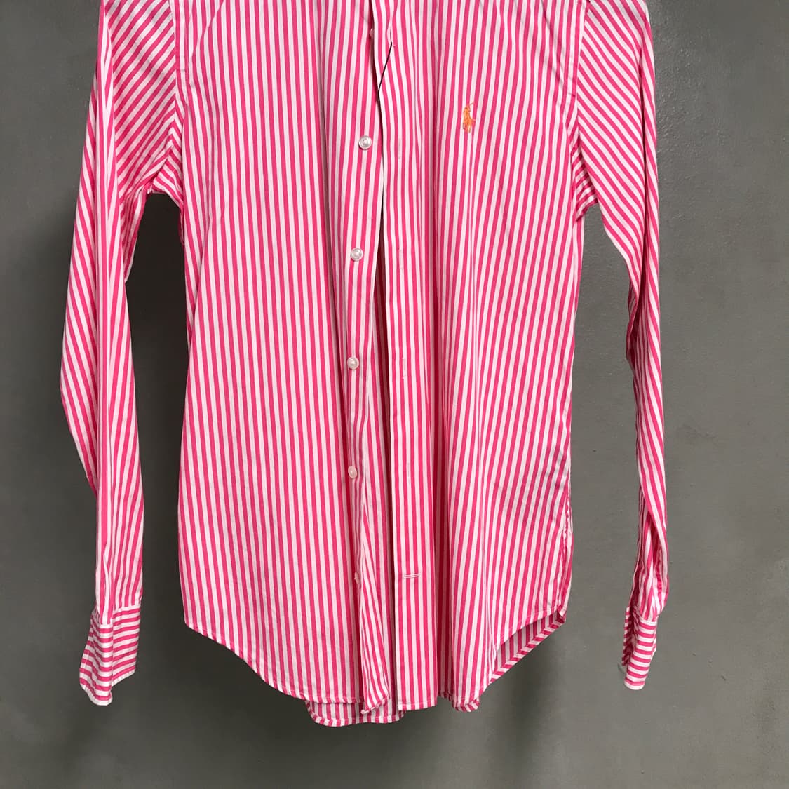 폴로 랄프로렌 스트라이프 셔츠 핑크 2(W) 상품이미지3