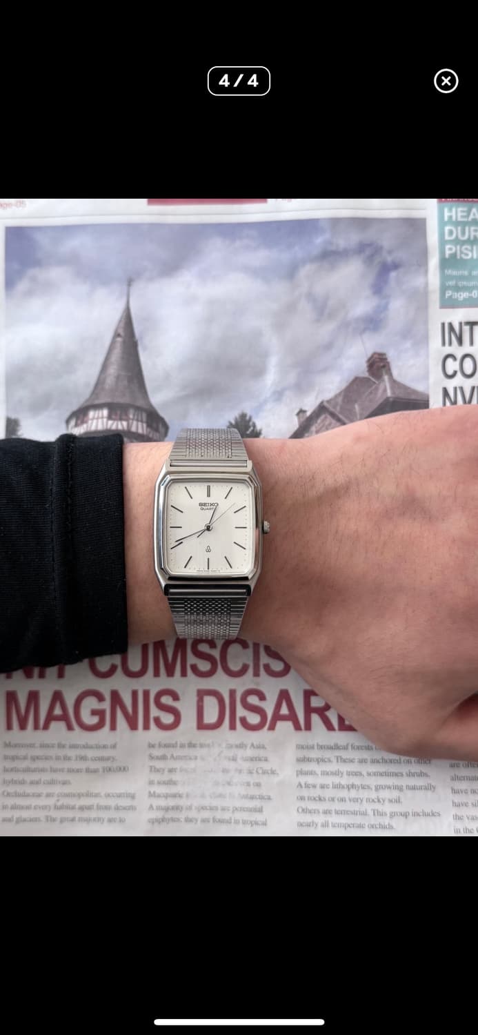 세이코 Seiko 쿼츠 스퀘어 상품이미지3