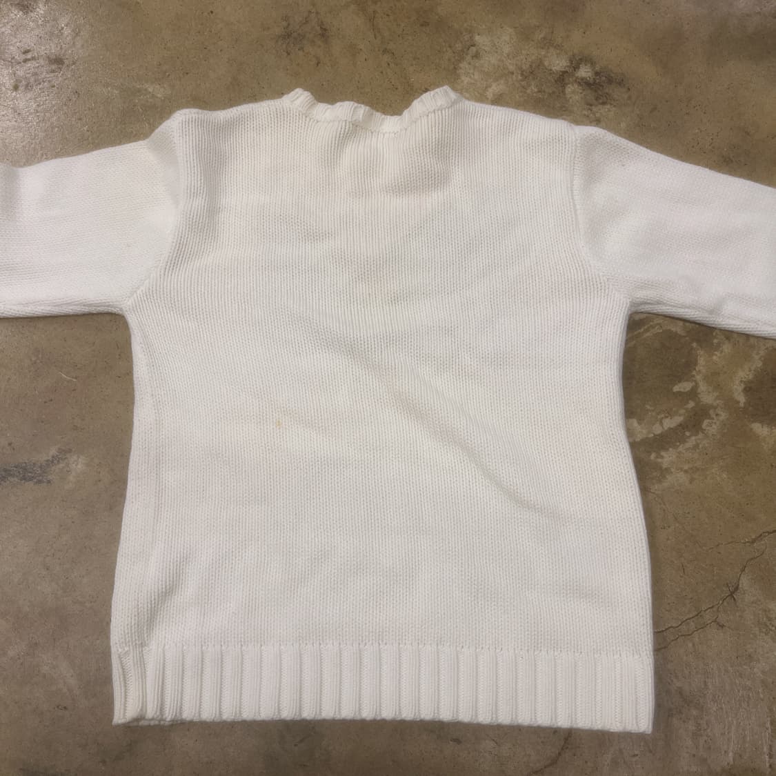 폴로 랄프로렌 성조기 아이보리 크림 니트  상품이미지4