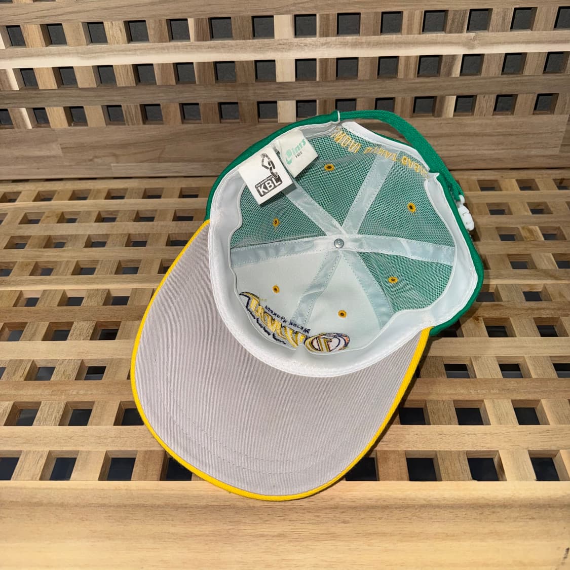 90s KBL 대전 현대 다이넷 투톤 캡 상품이미지5