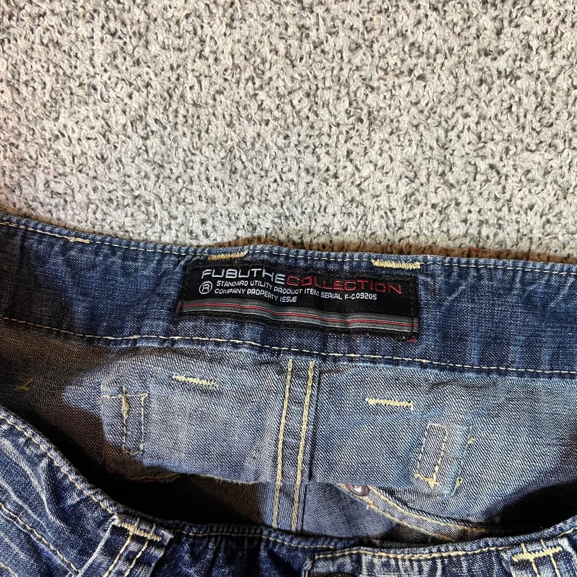 후부 데님 팬츠 상품이미지4