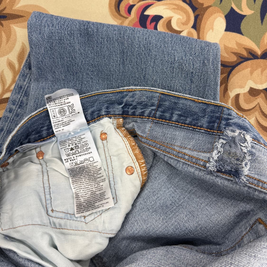 (38)리바이스Levis 501  데님팬츠(빅사이즈) 상품이미지4