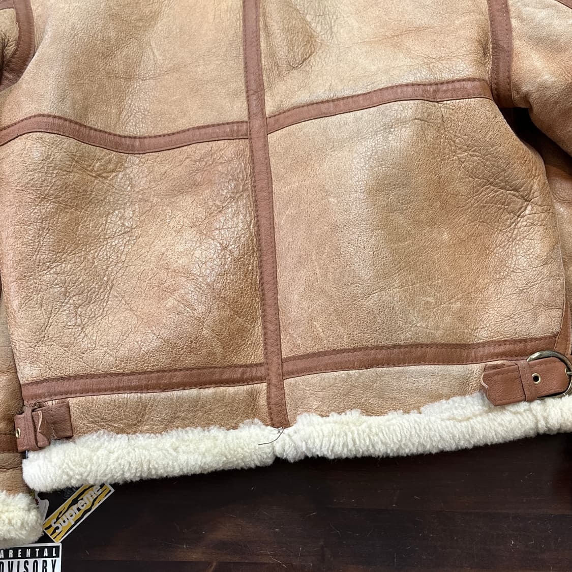 쇼트 schott b-3 무스탕 가죽 자켓 40 상품이미지9