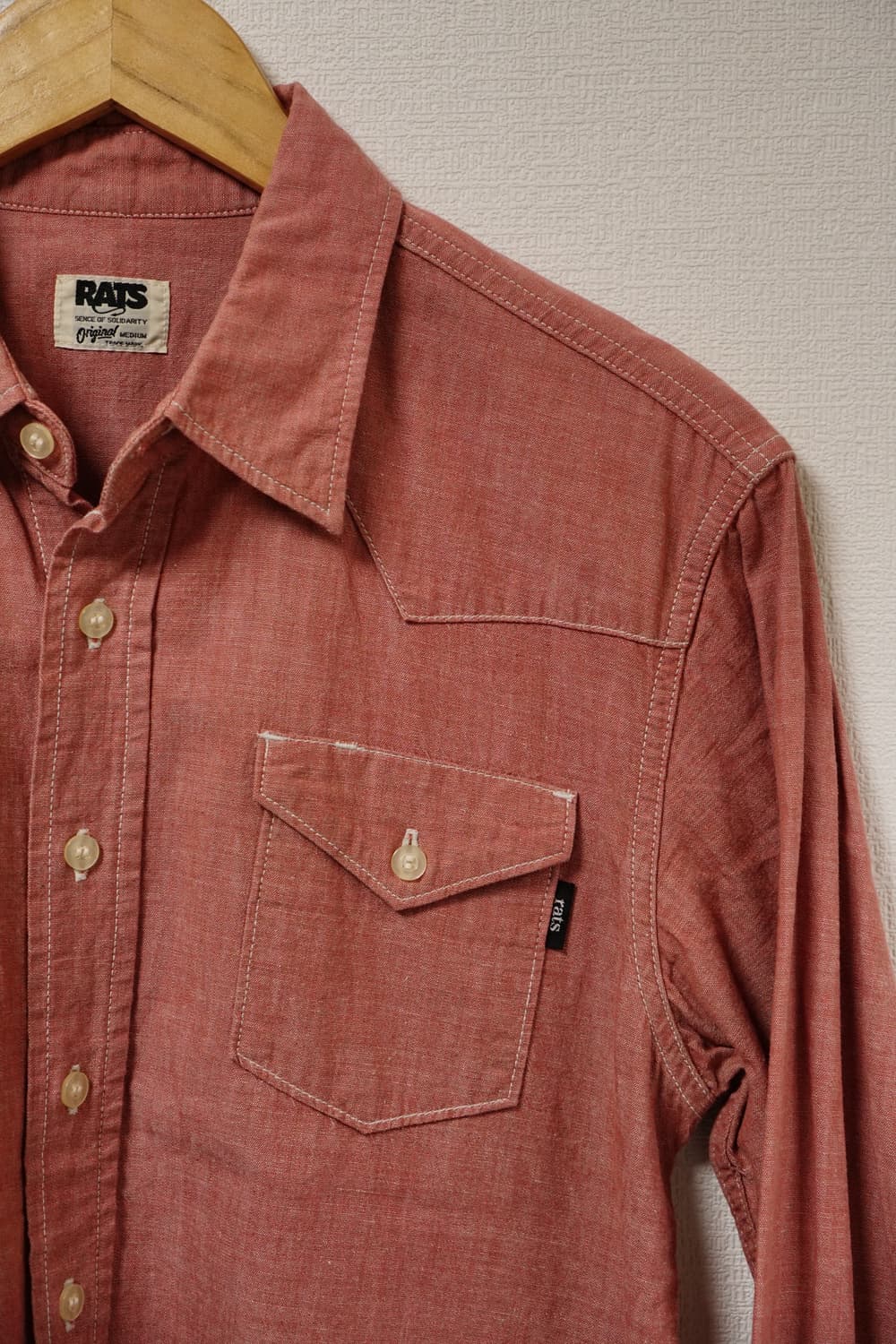 RATS 웨스턴 샴브레이 셔츠 상품이미지5