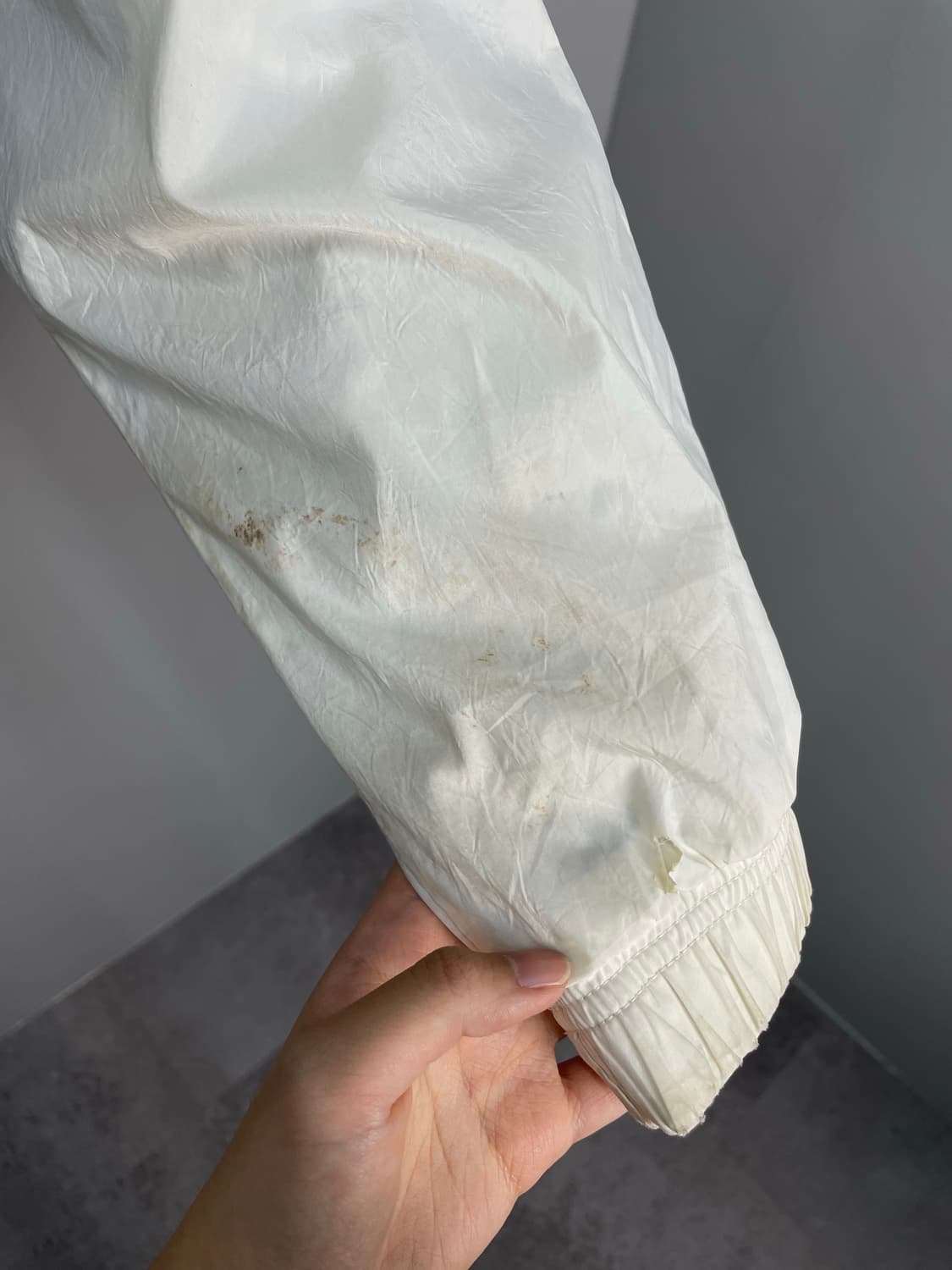 나이키 빅로고 검흰 후드 바람막이 H445 상품이미지8