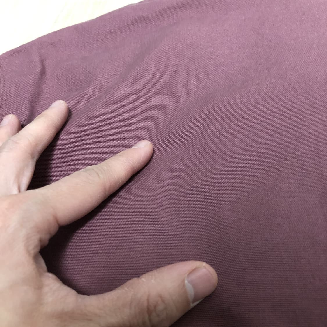 (L) 유니클로 UNIQLO 캔버스 워크 집업 블루종 퍼플 상품이미지9