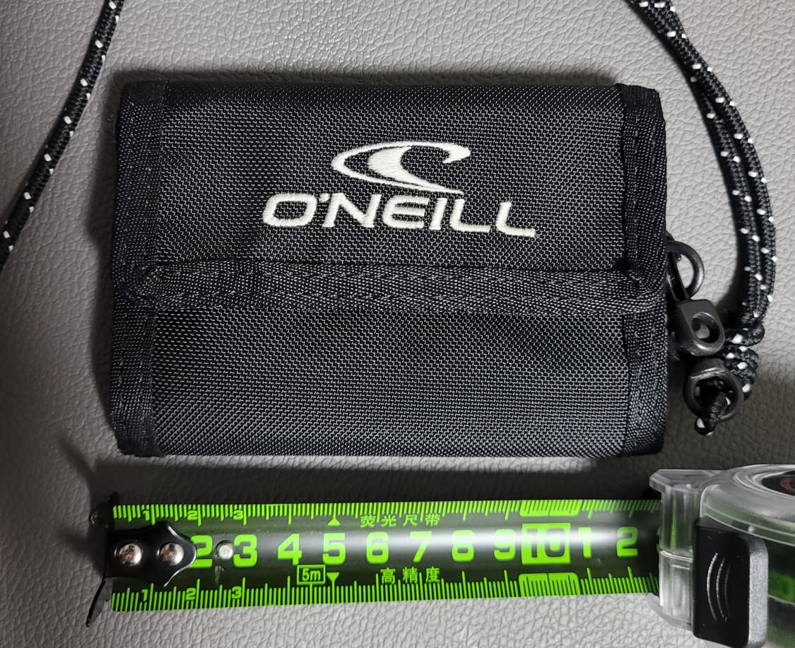 오닐(O'Neill) 목걸이 카드 코인 지갑 블랙 상품이미지8