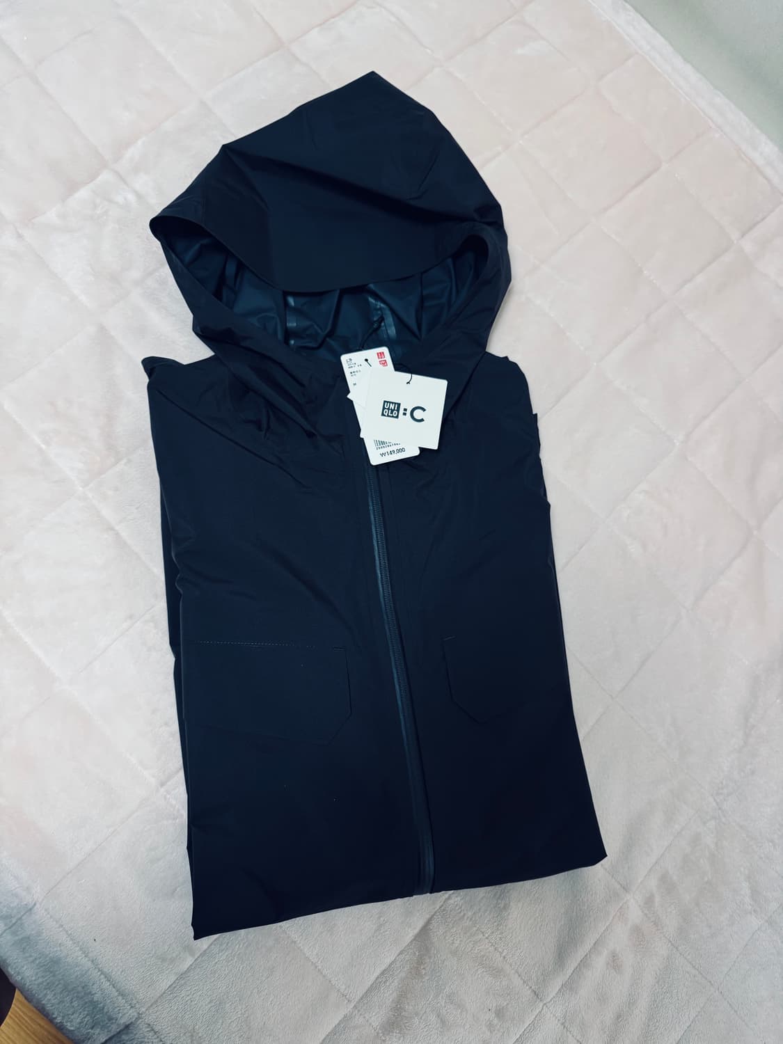 유니클로c 블록테크파카 블랙 라지 상품이미지6