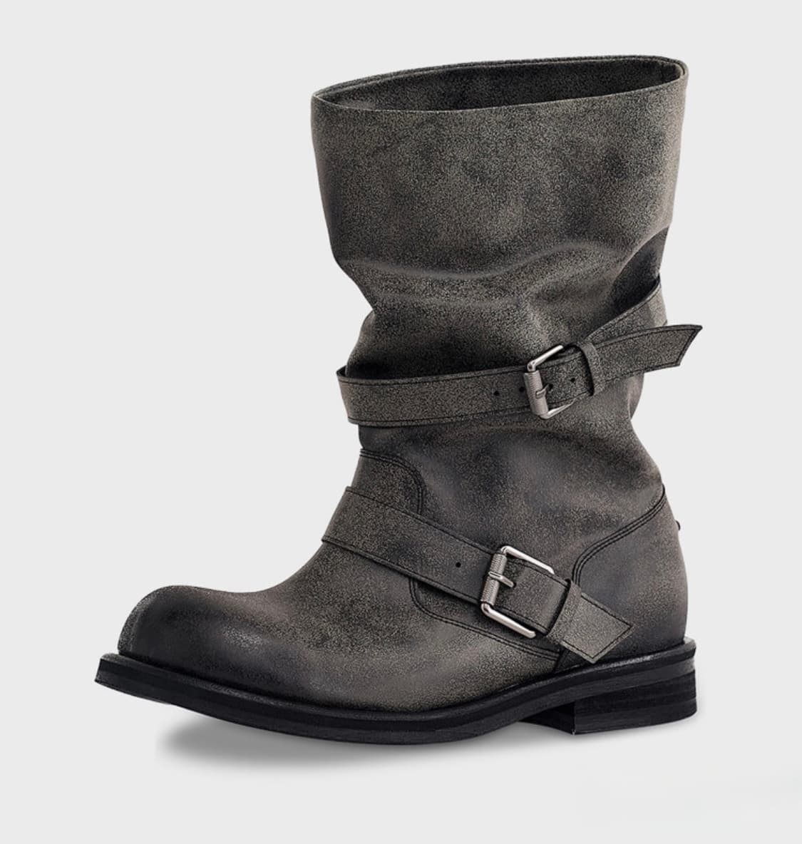 [NEGATIVETHREE] Slouchy middle Boots 240 상품이미지1
