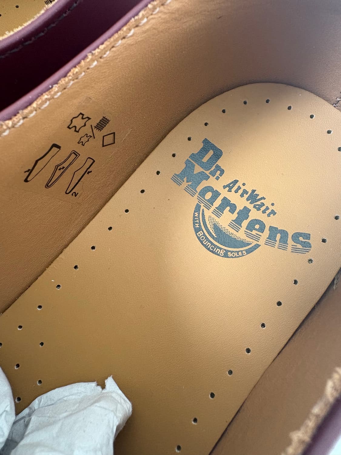 닥터마틴 1461 스무스 11838 체리레드 버건디 260 상품이미지9