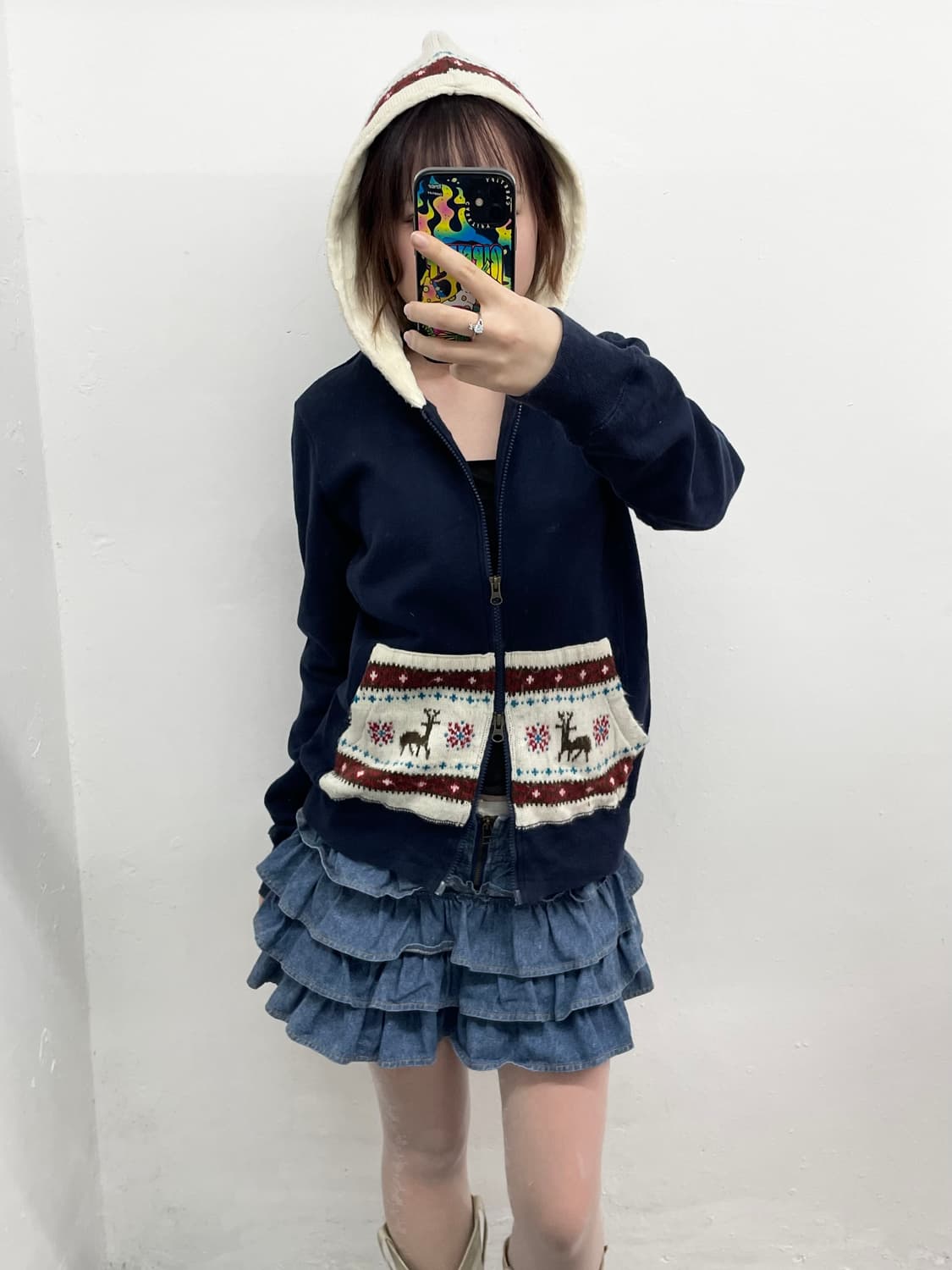 코지 노르딕 투웨이 후드집업 상품이미지2