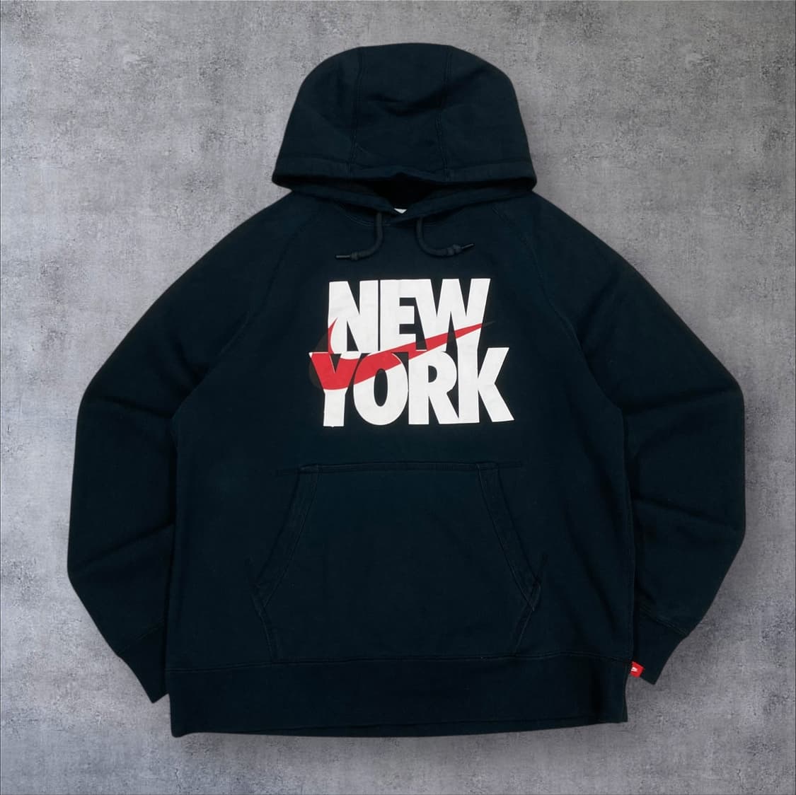 나이키 네이비 컬러 뉴욕 빅로고 후드티 상품이미지1