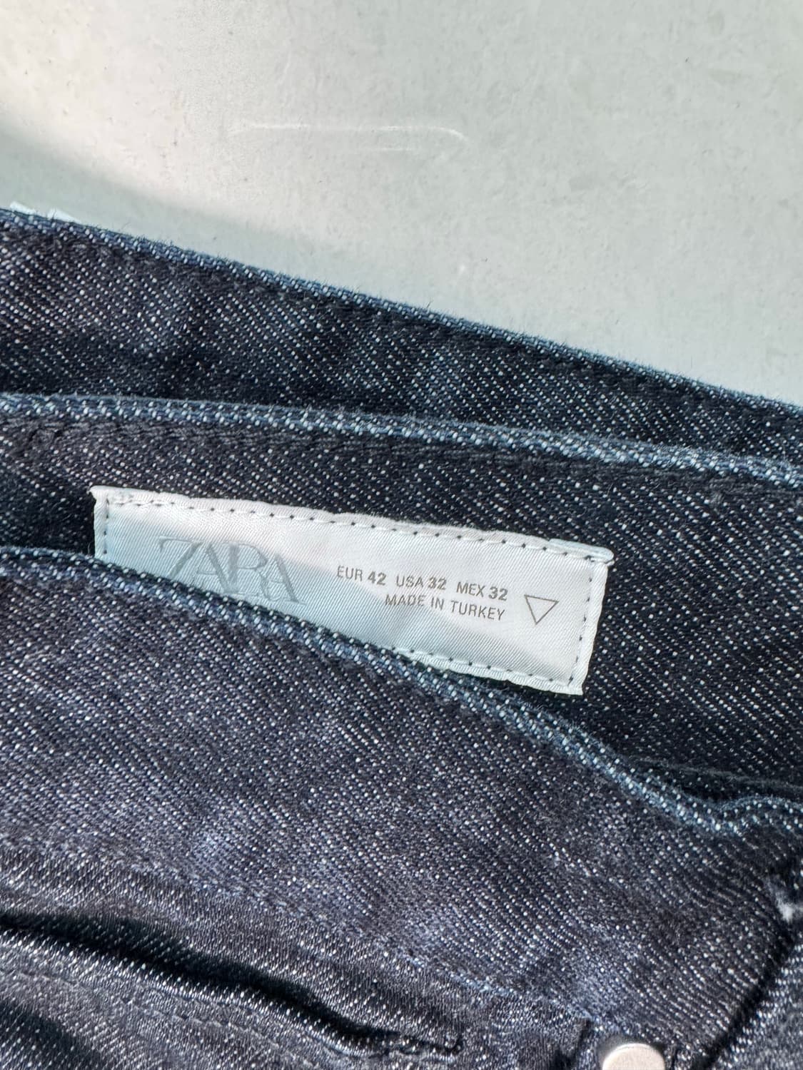 zara wide fit jean blue (32) 상품이미지4