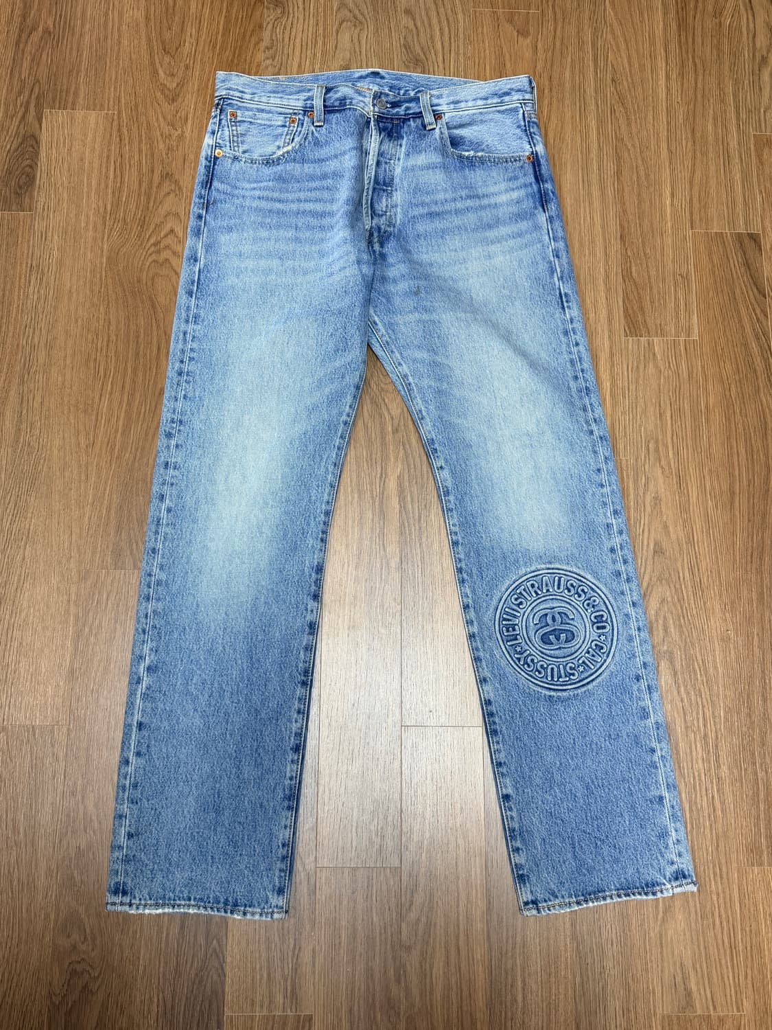 [34x32] 스투시x리바이스 501데님팬츠 상품이미지1