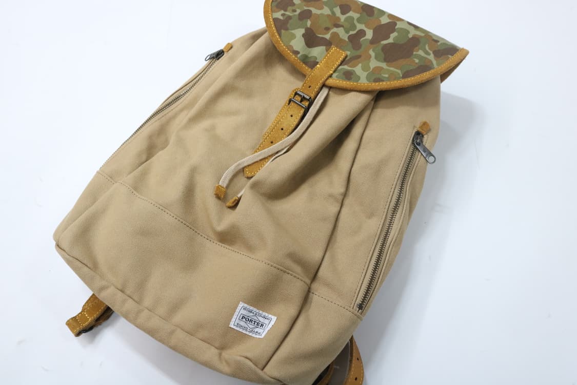 포터 x 빔즈 덕 카모 백팩 럭색 상품이미지5