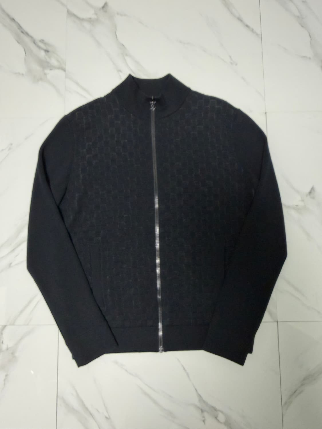 루이비통 다미에 LV 플록드 니트집업 자켓 2XL 백화점택 상품이미지1