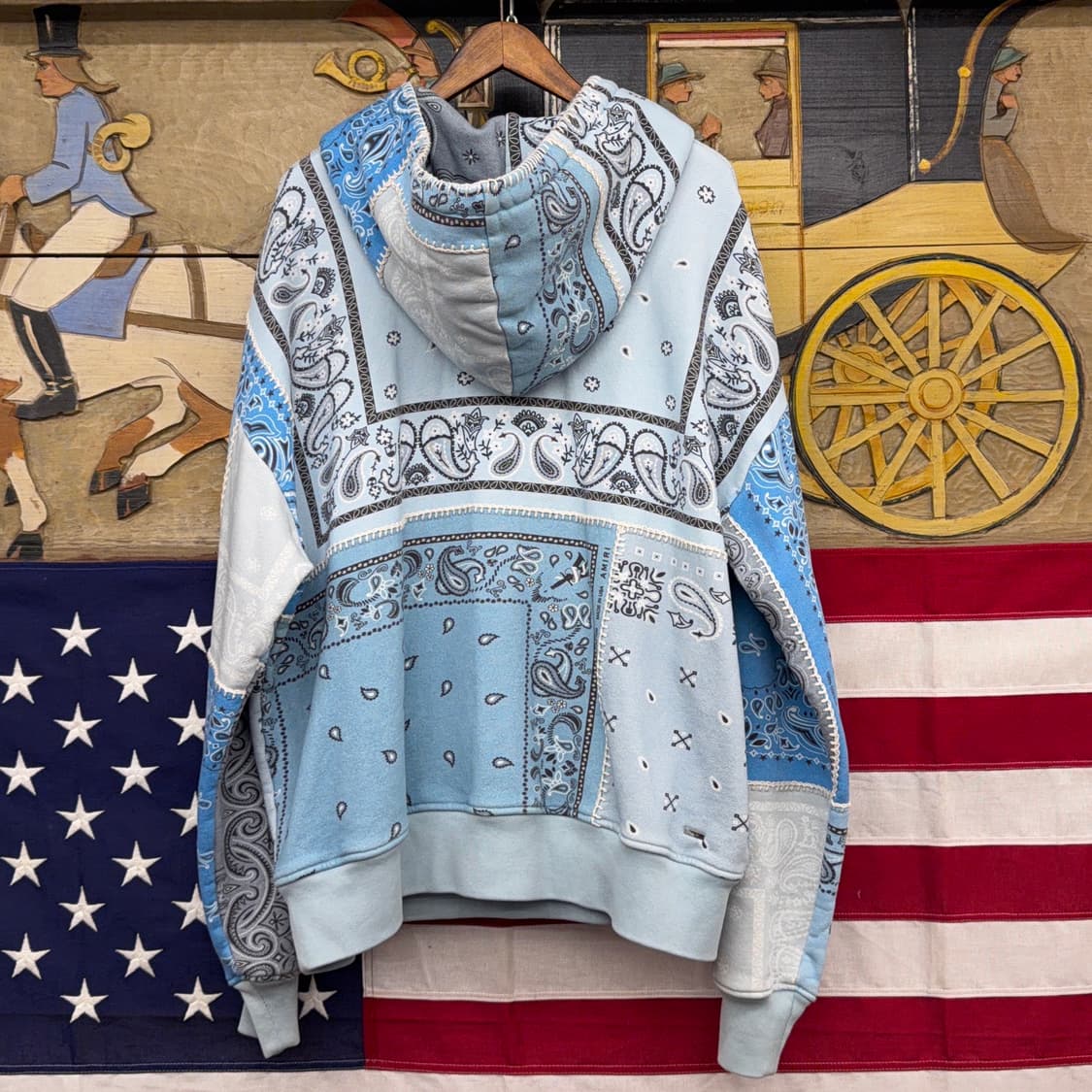 Amiri 아미리 블랭킷 스티치 후드 상품이미지3