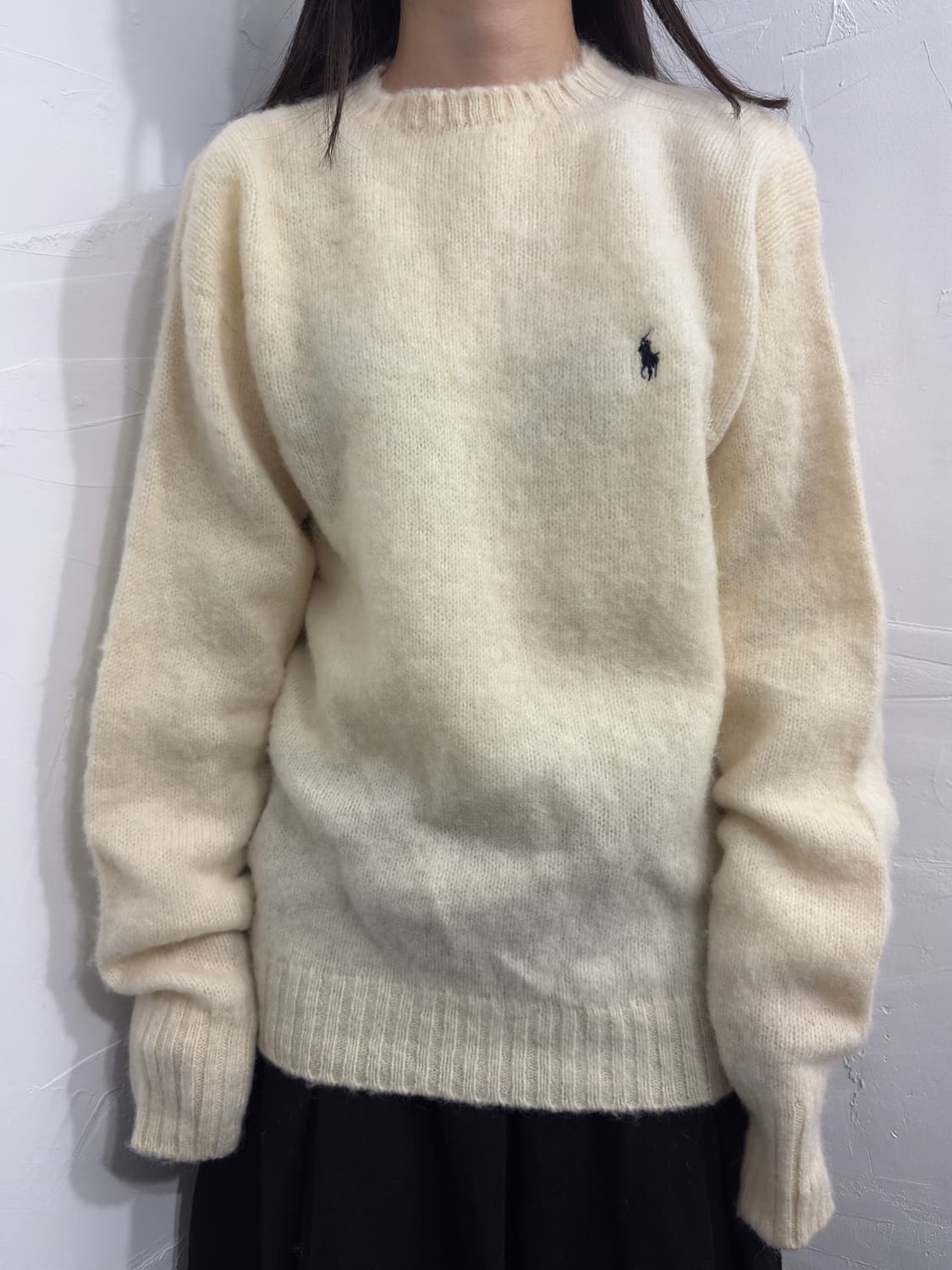 polo logo knit wool knit 상품이미지1