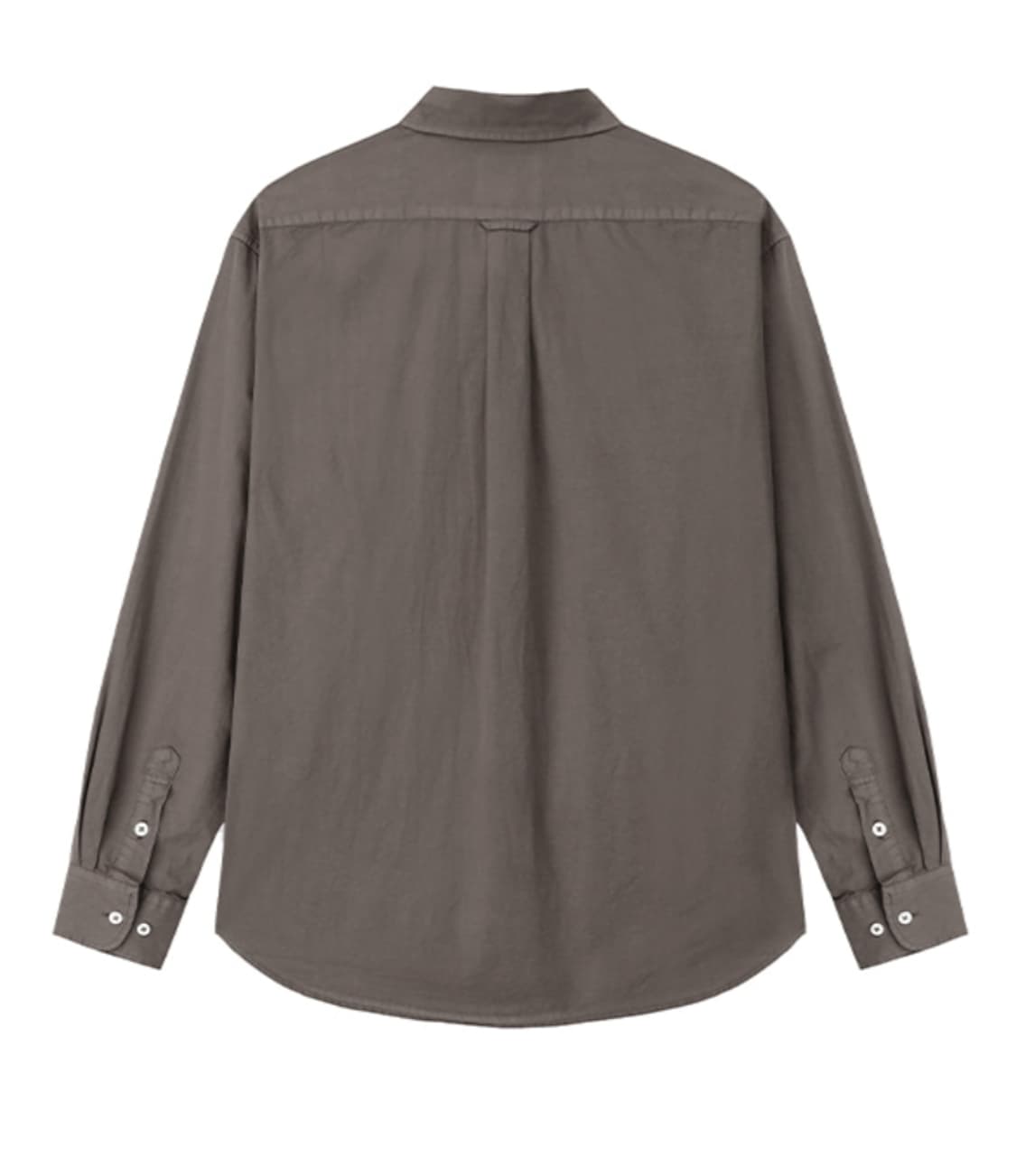 [XL][새상품] 아트이프액츠 파드레 가먼트 다이드 셔츠 브라운 상품이미지2