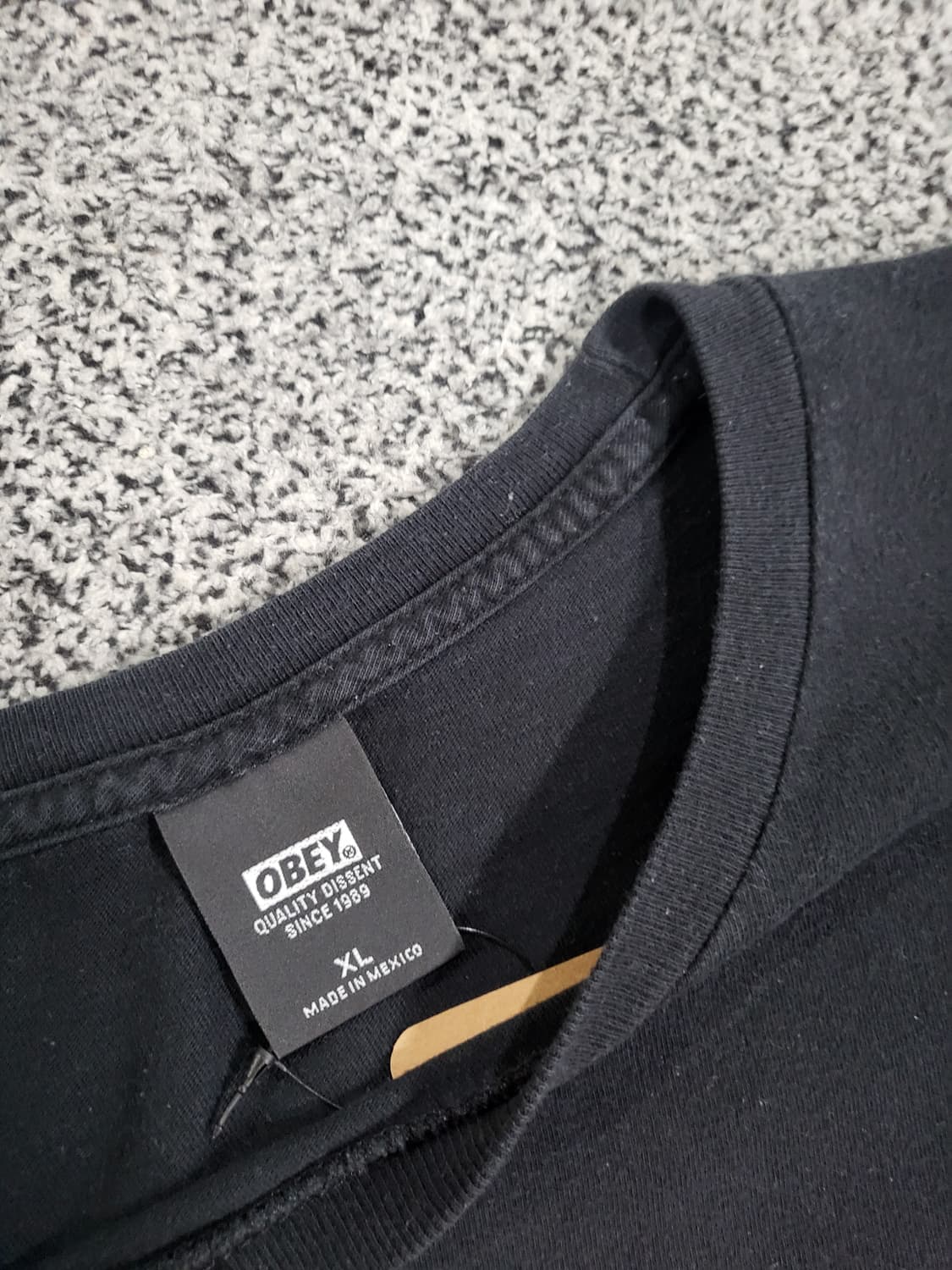 OBEY 블랙 티셔츠 상품이미지3