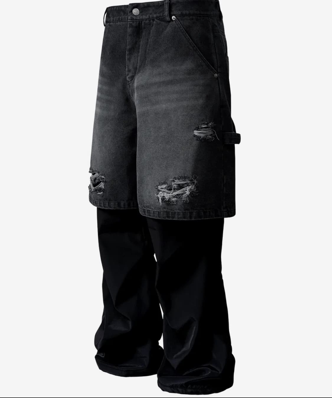 플레버리즘 하이브리드 레이어드데님 트랙팬츠  상품이미지5