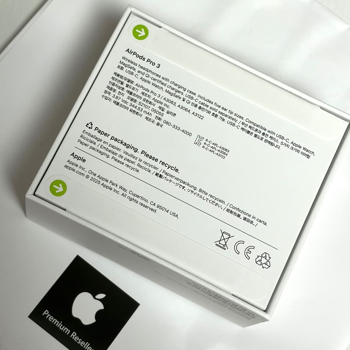 미개봉새상품 에어팟 프로 3 USB-C 노이즈캔슬링ㅇ 상품이미지2