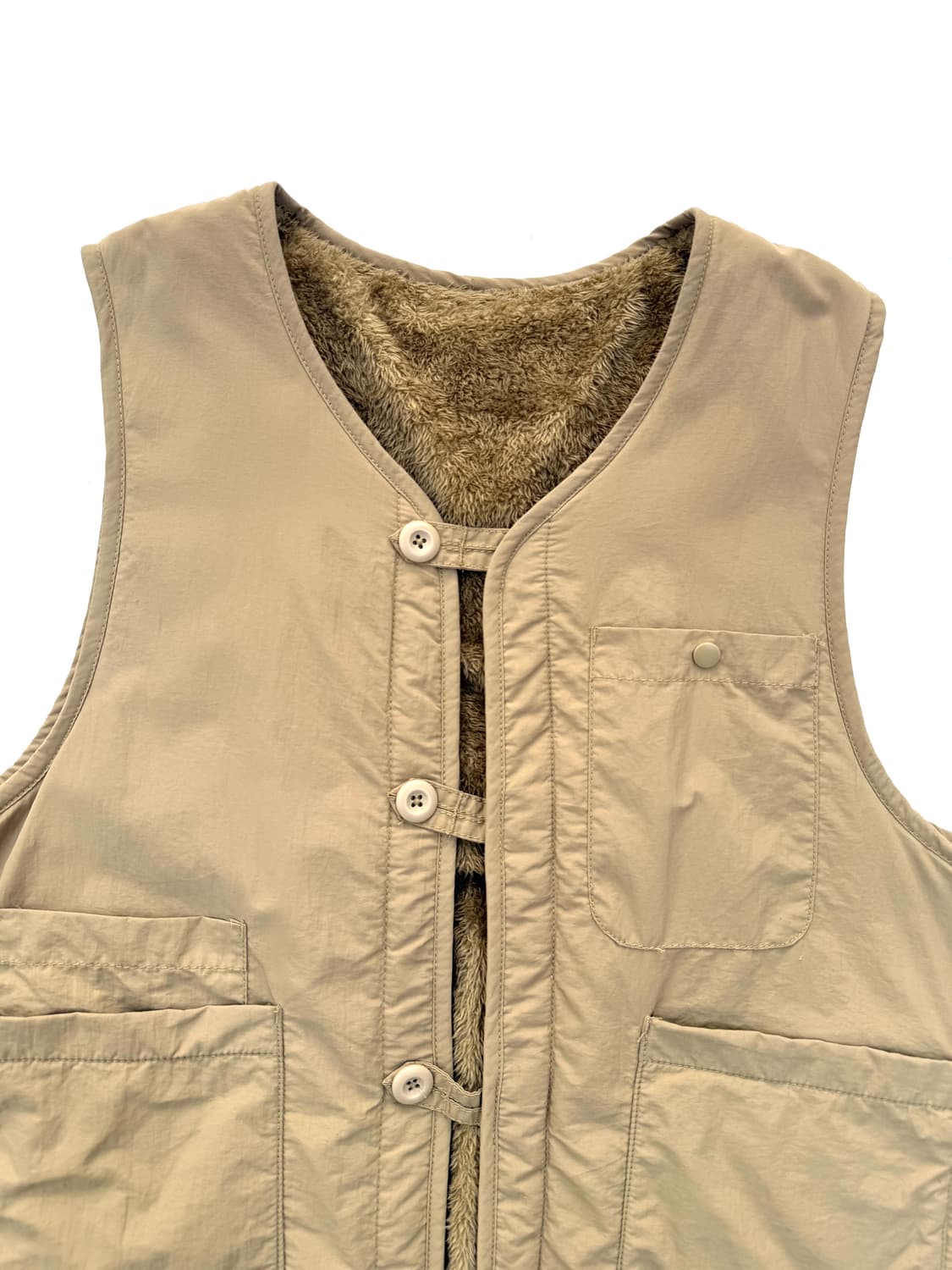 빈티지 퍼 안감 워크 베스트 상품이미지2