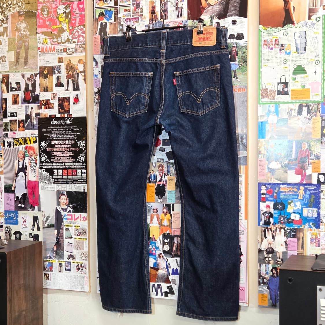 리바이스 523 진청 데님 팬츠 상품이미지2