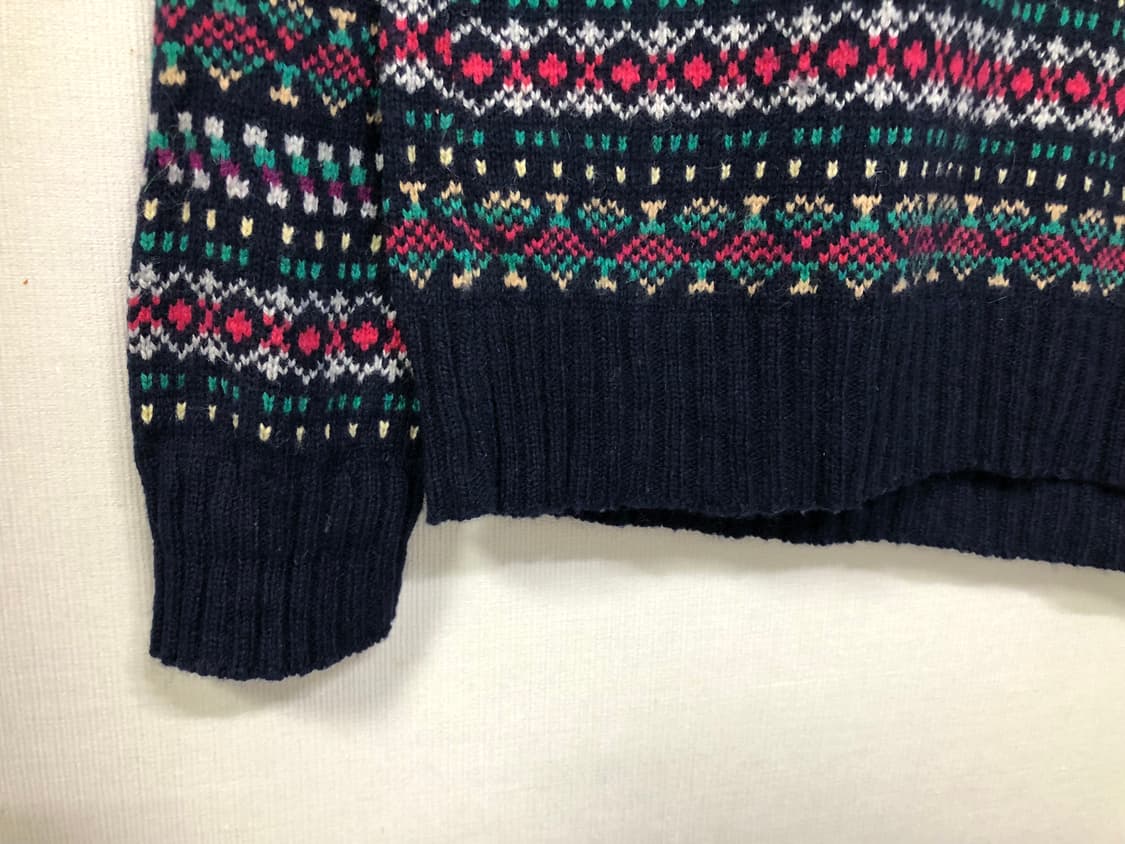 미국 usa) Saddlebred 울혼방 페어아일 에스닉패턴 니트 스웨터 상품이미지3