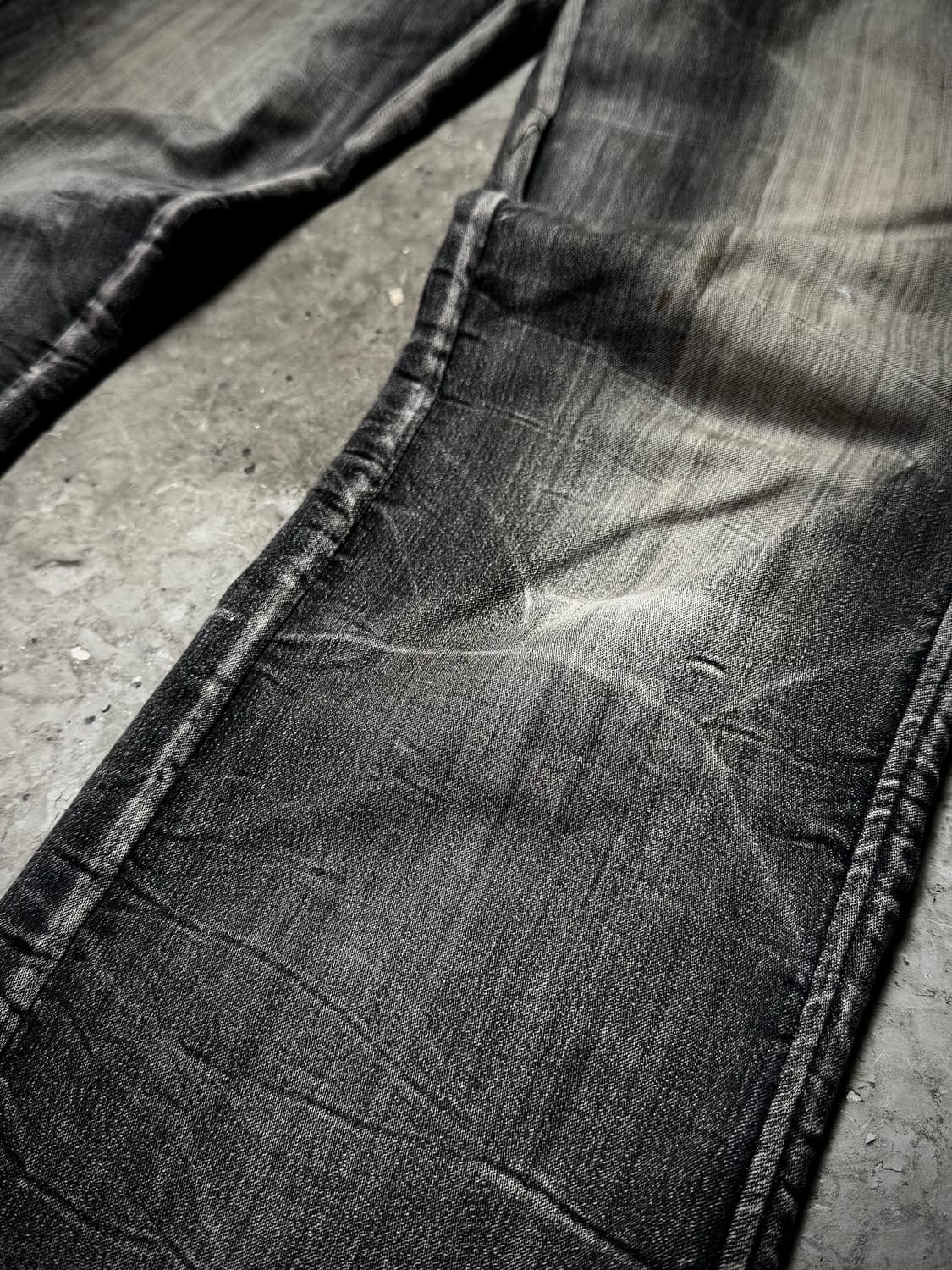 Spicy Denim – Black Wash Denim Pants 상품이미지4