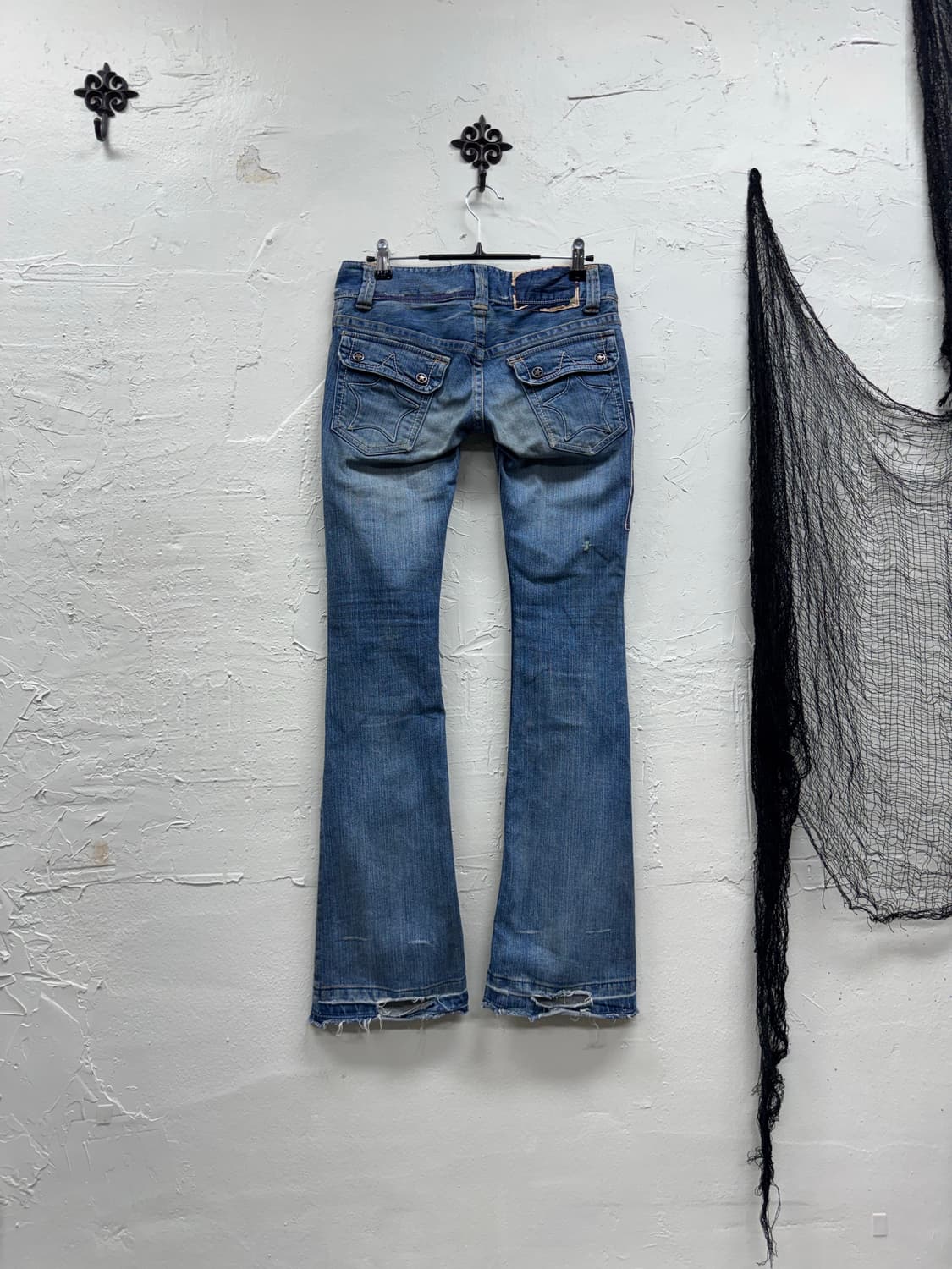 Hysteric glamour 00s y2k boots cut denim 상품이미지7