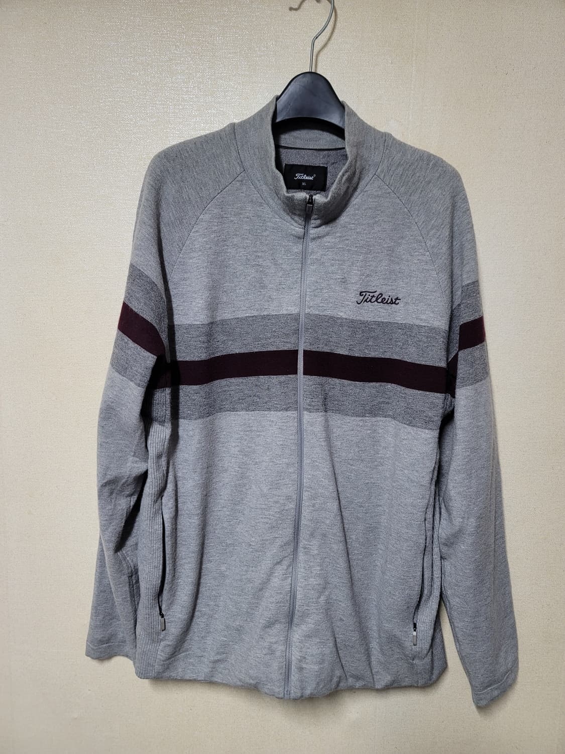 타이틀리스트 방풍 니트집업 상품이미지1