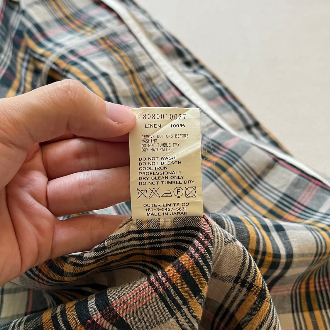 나이젤카본 체크 집업 셔츠 상품이미지9