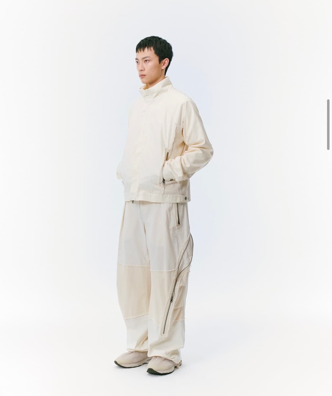 산산기어 어파인 커브 아이보리 자켓 1 상품이미지5