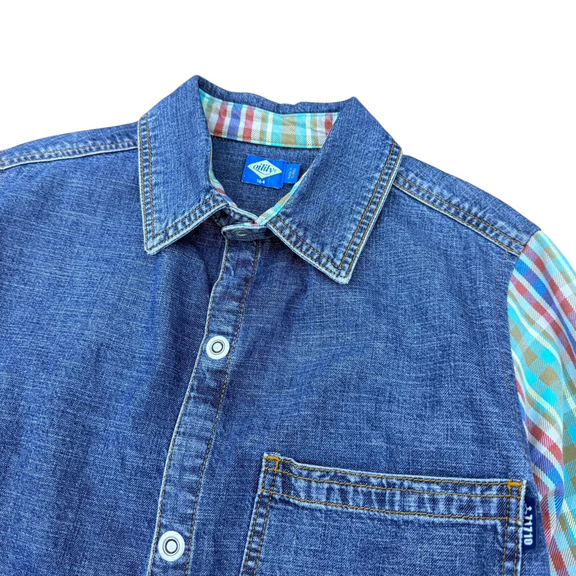 Oilily 오일릴리 체크배색 데님자켓 상품이미지4