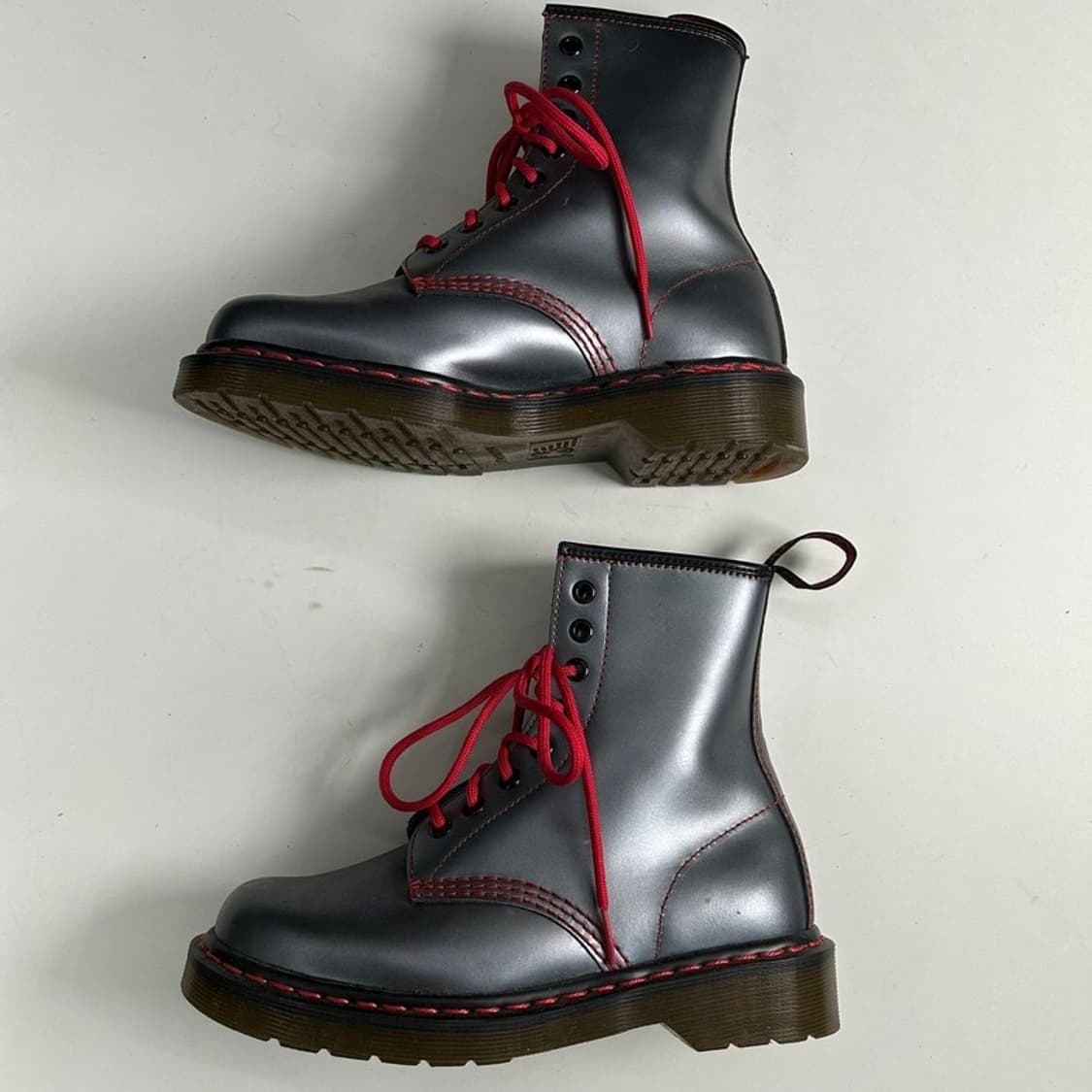 DR. MARTENS 1460 메탈릭 부츠 블랙 UK4 상품이미지2