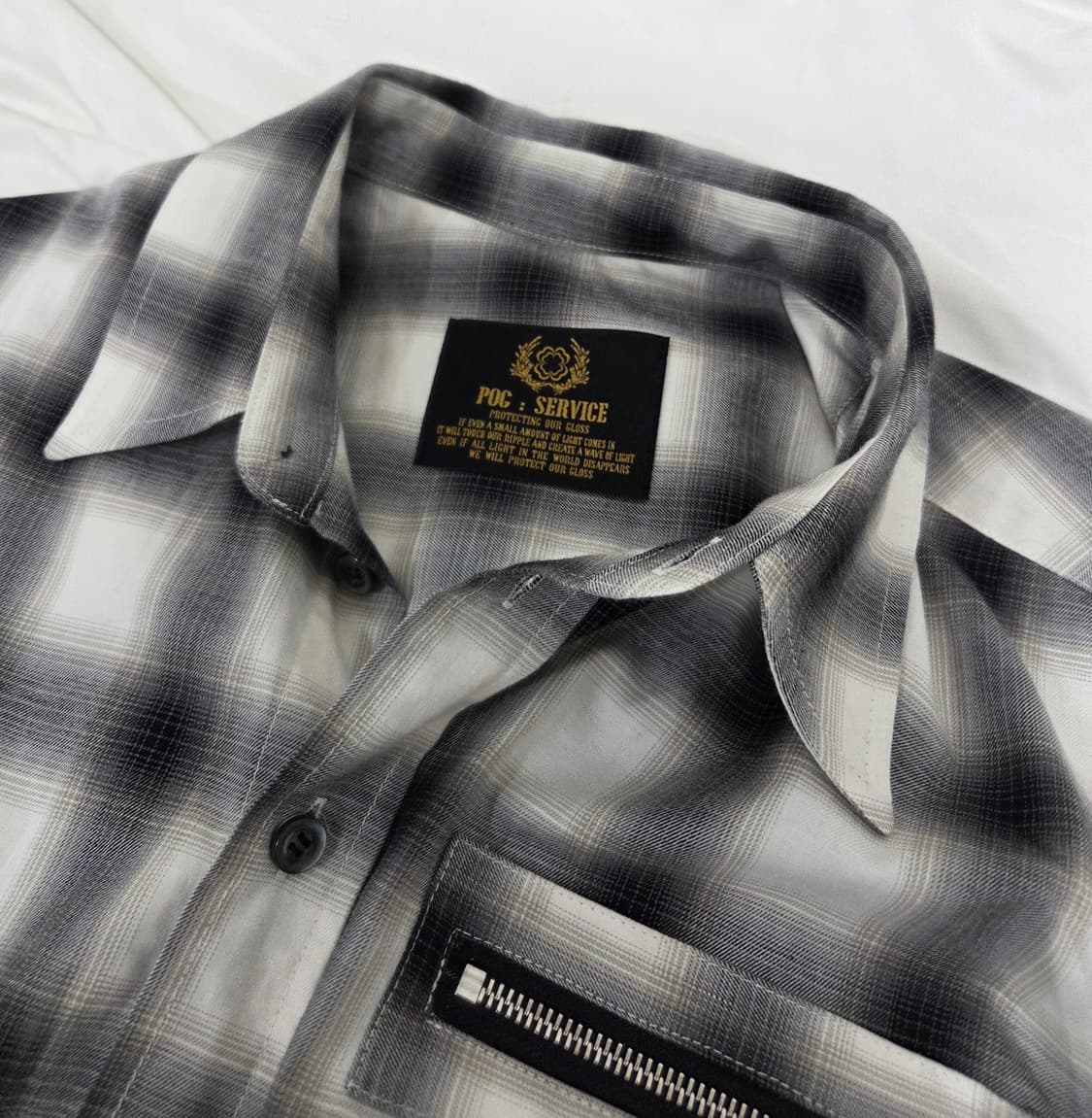POG serice  JAPAN COTTON CHECK SHIRT 상품이미지2