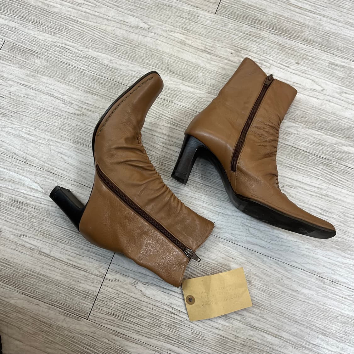 빈티지 레더 부츠  상품이미지2