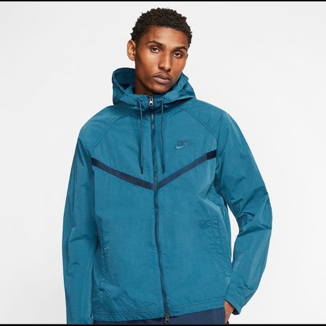 나이키 풀집업 윈드러너 바람막이 스톤맛 L 상품이미지1