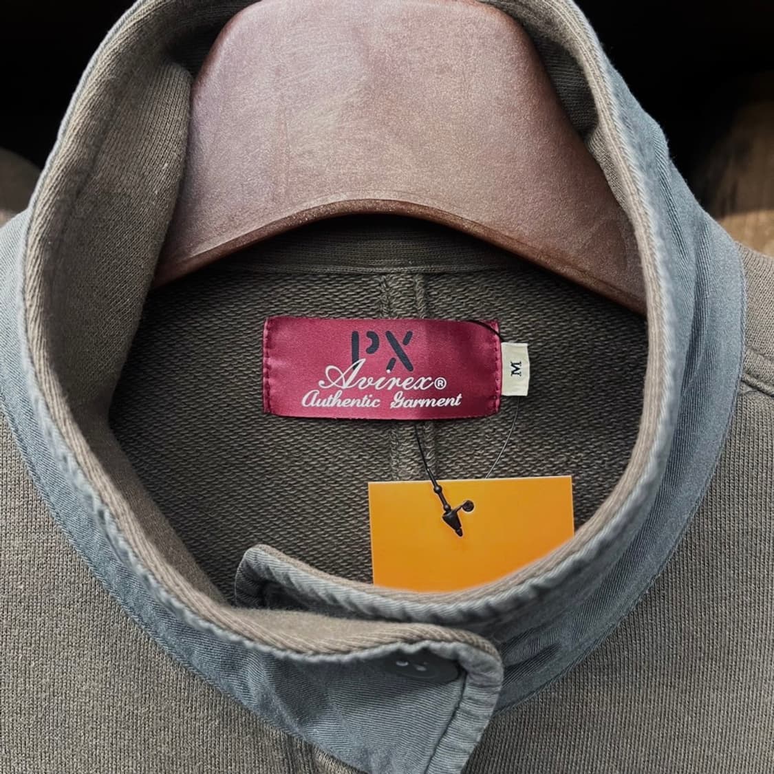 아비렉스 제팬 라인 빅 플래그 페넌트 로고 밀리터리 복각 자켓 N422 상품이미지5