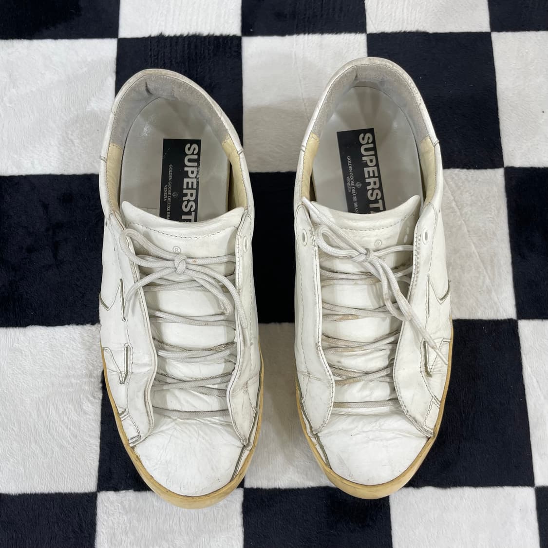 골든구스 슈퍼스타 스모크 화이트 스니커즈 (41) 상품이미지2
