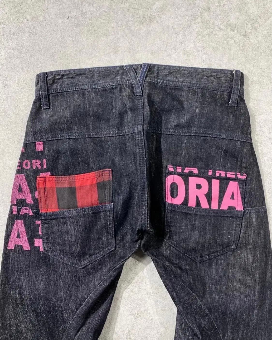 THEORIA 흑청 데님 빈티지 워싱 바지 상품이미지7