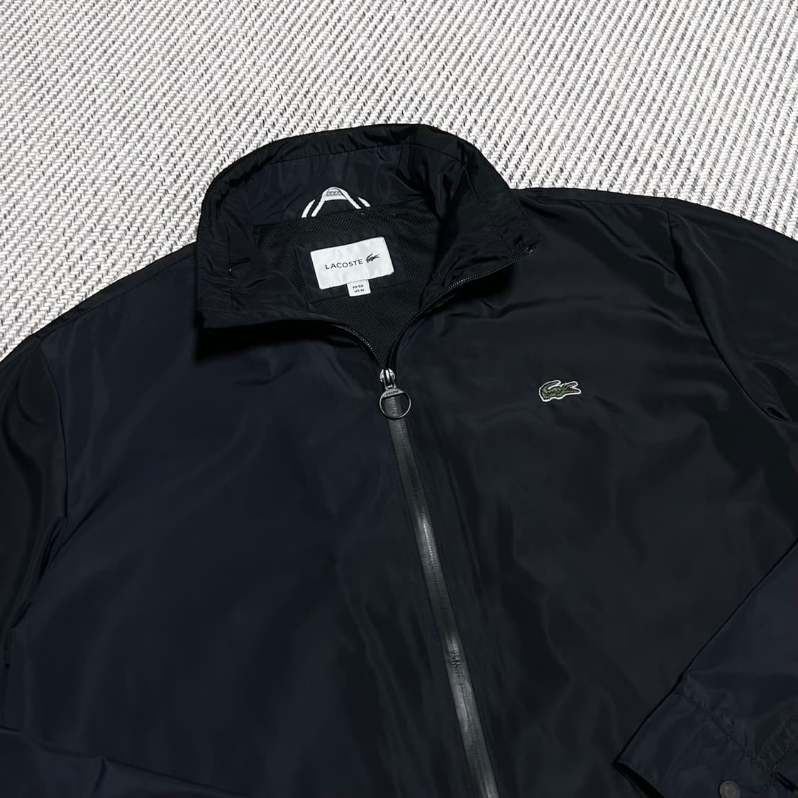 [M] Lacoste 라코스테 신형 네이비 집업 자켓 상품이미지3