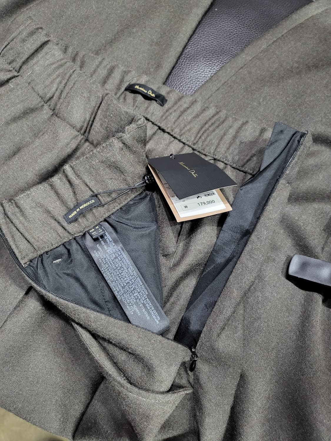 마시모뚜띠 울 밴드 와이드팬츠(새상품) 상품이미지7