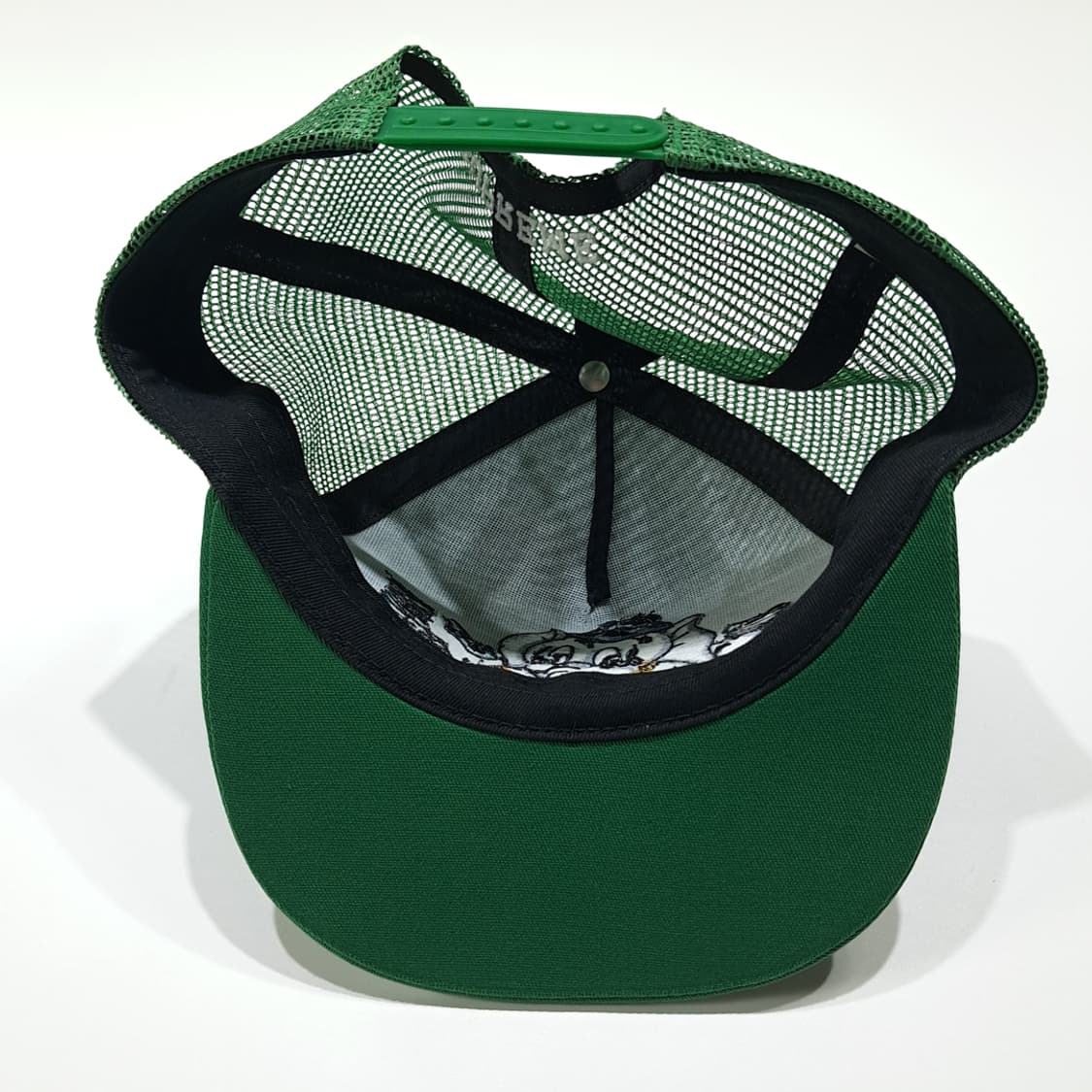 CL840 슈프림 그린 코끼리 & 카지노 자수 메쉬 트러커햇 모자 상품이미지6
