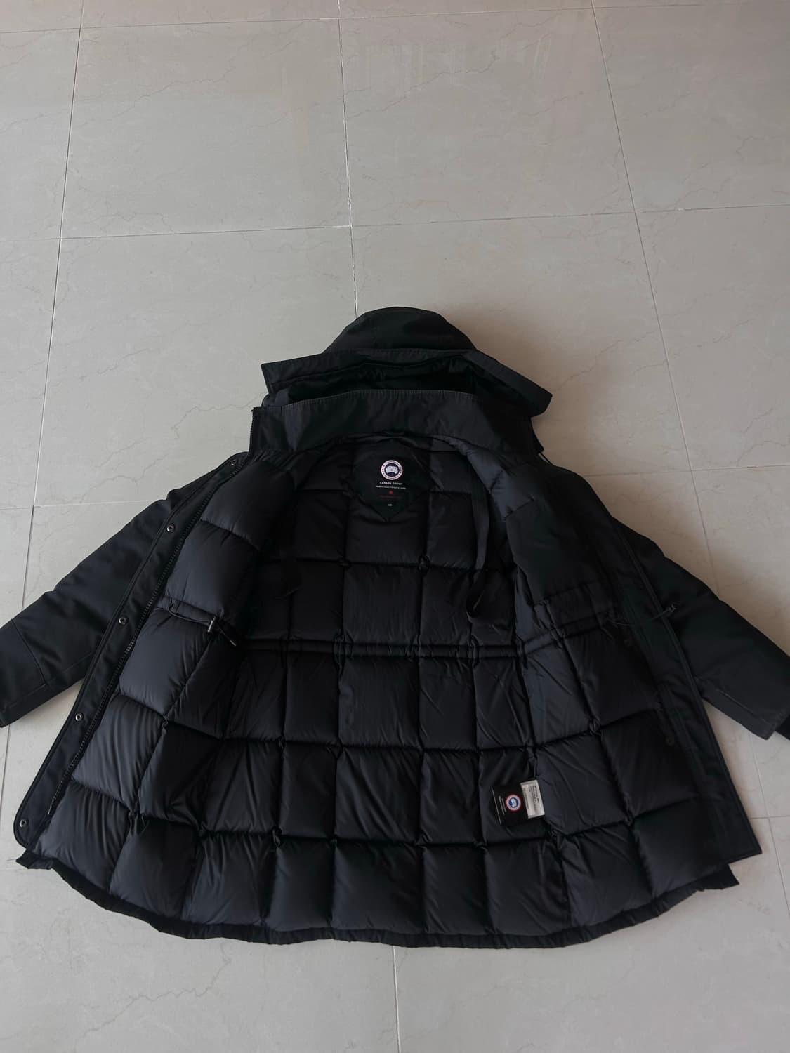 캐나다구스 켄싱턴 여성 롱패딩 블랙 M 상품이미지3
