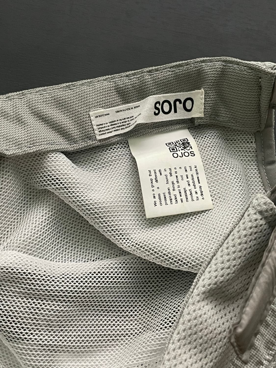 오호스 나일론 매쉬 볼 캡 OJOS Nylon Mesh Ball Cap 상품이미지4