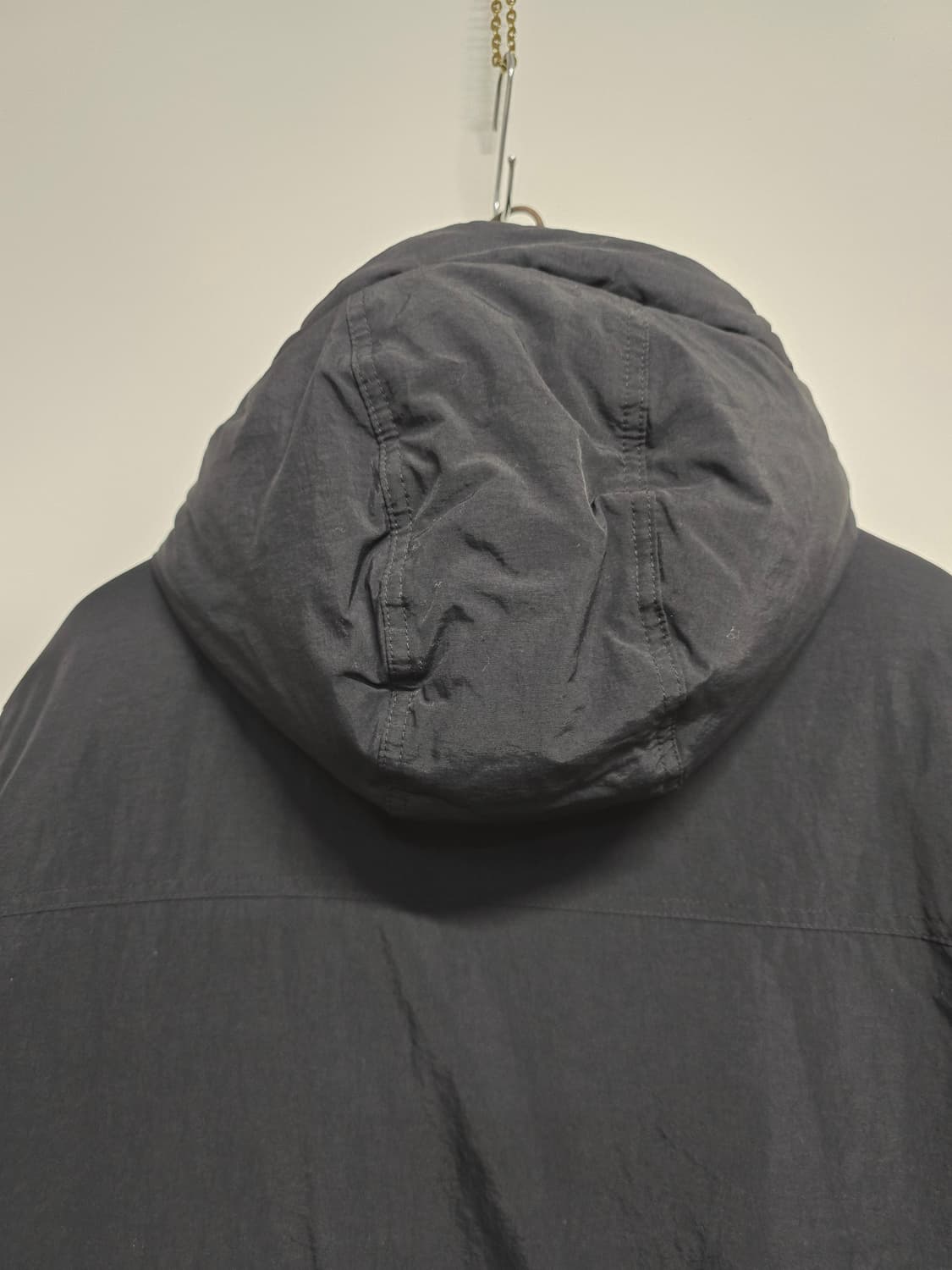 컬럼비아 블랙 후드 하프패딩 자켓2xl 상품이미지5