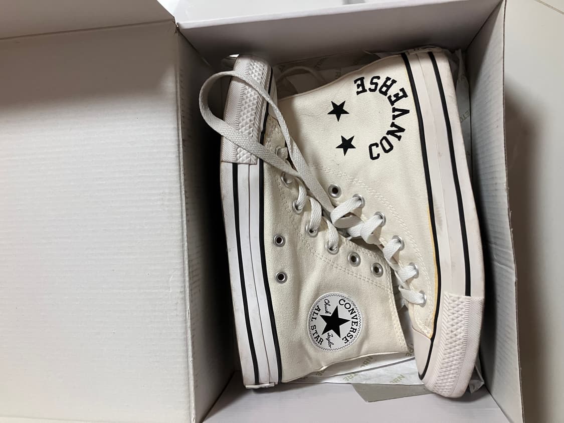 컨버스 척테일러 올스타 하이탑 스마일리 에그렛 상품이미지3