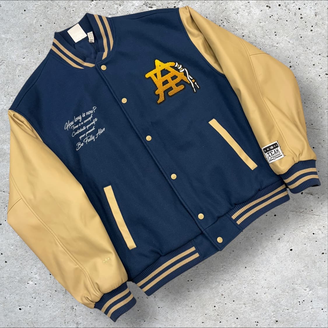 [XL] 아디다스 네이비/베이지 MC 스타디움 자켓 B951 상품이미지1